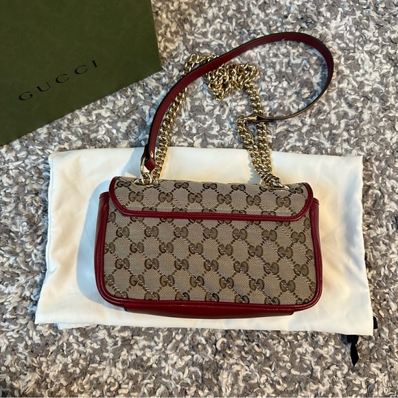 Gucci Bag Beige/Red - Picture 2 of 9